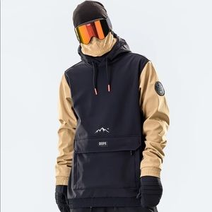 DOPE Snow Wylie Patch Snowboard Jacket; Black/Gold
